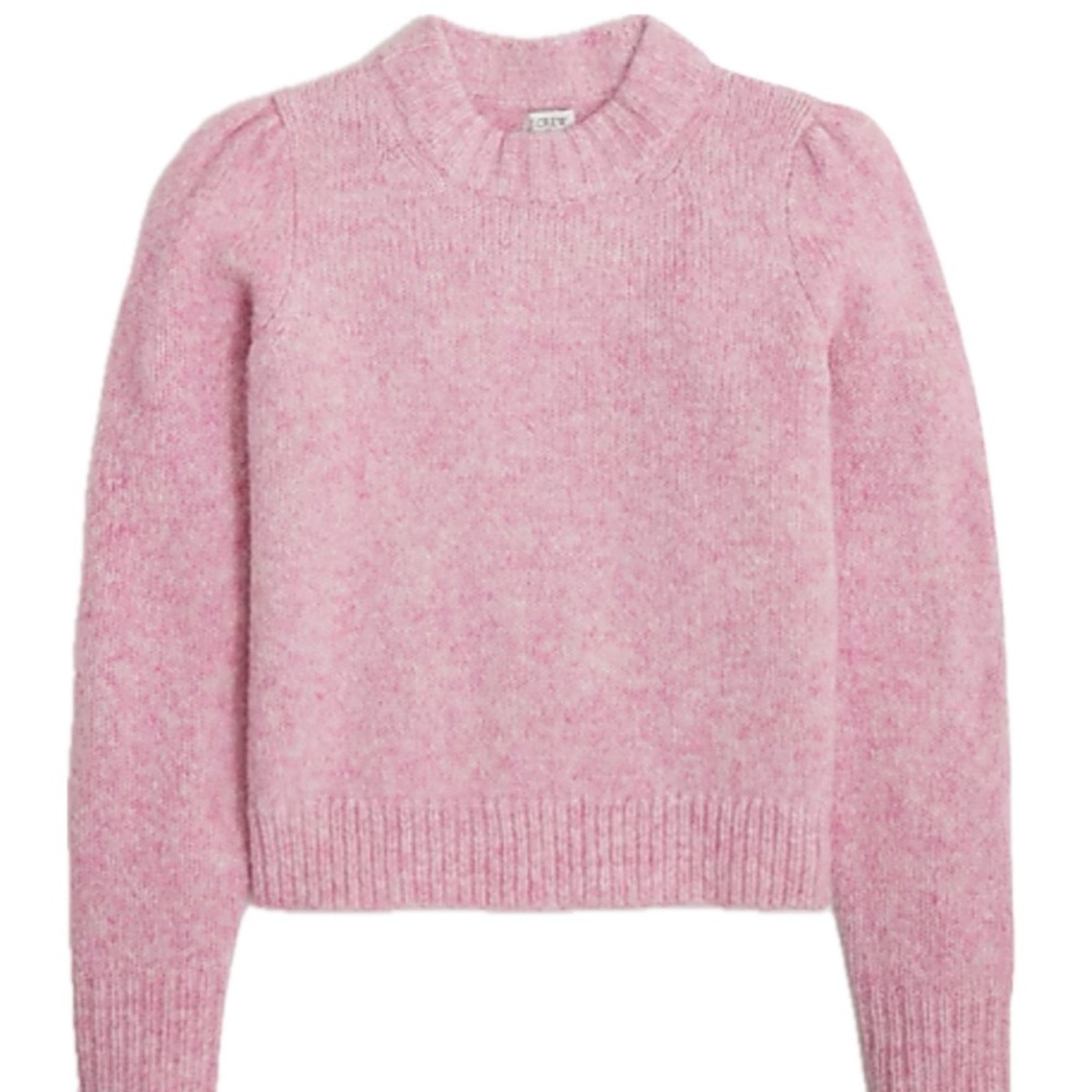 J. Crew Soft Pink Crew Neck Sweater